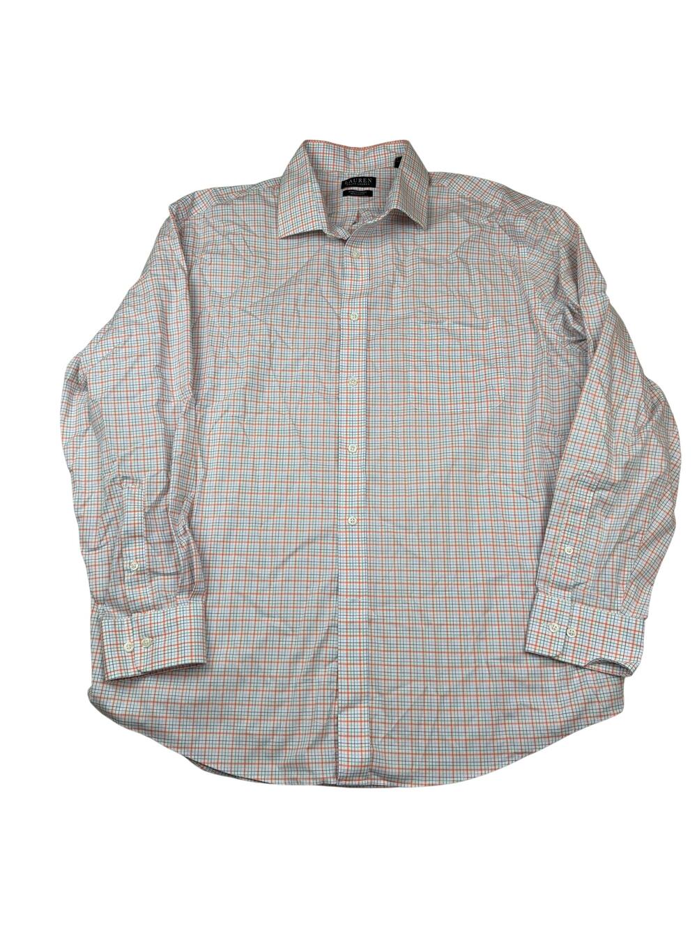 Lauren Ralph Lauren Men's Plaid Dress Shirt 2XL 18 34/35